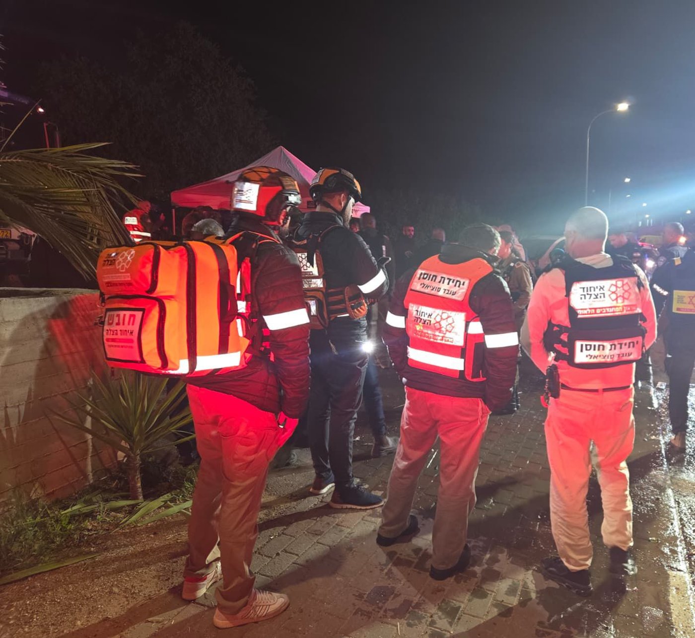 זירת הנפילה, הלילה