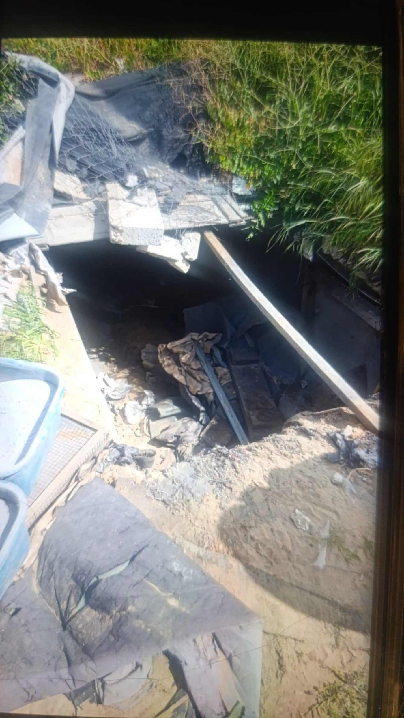 אתר יצור רקטות שאותר במרחב חאן יונס