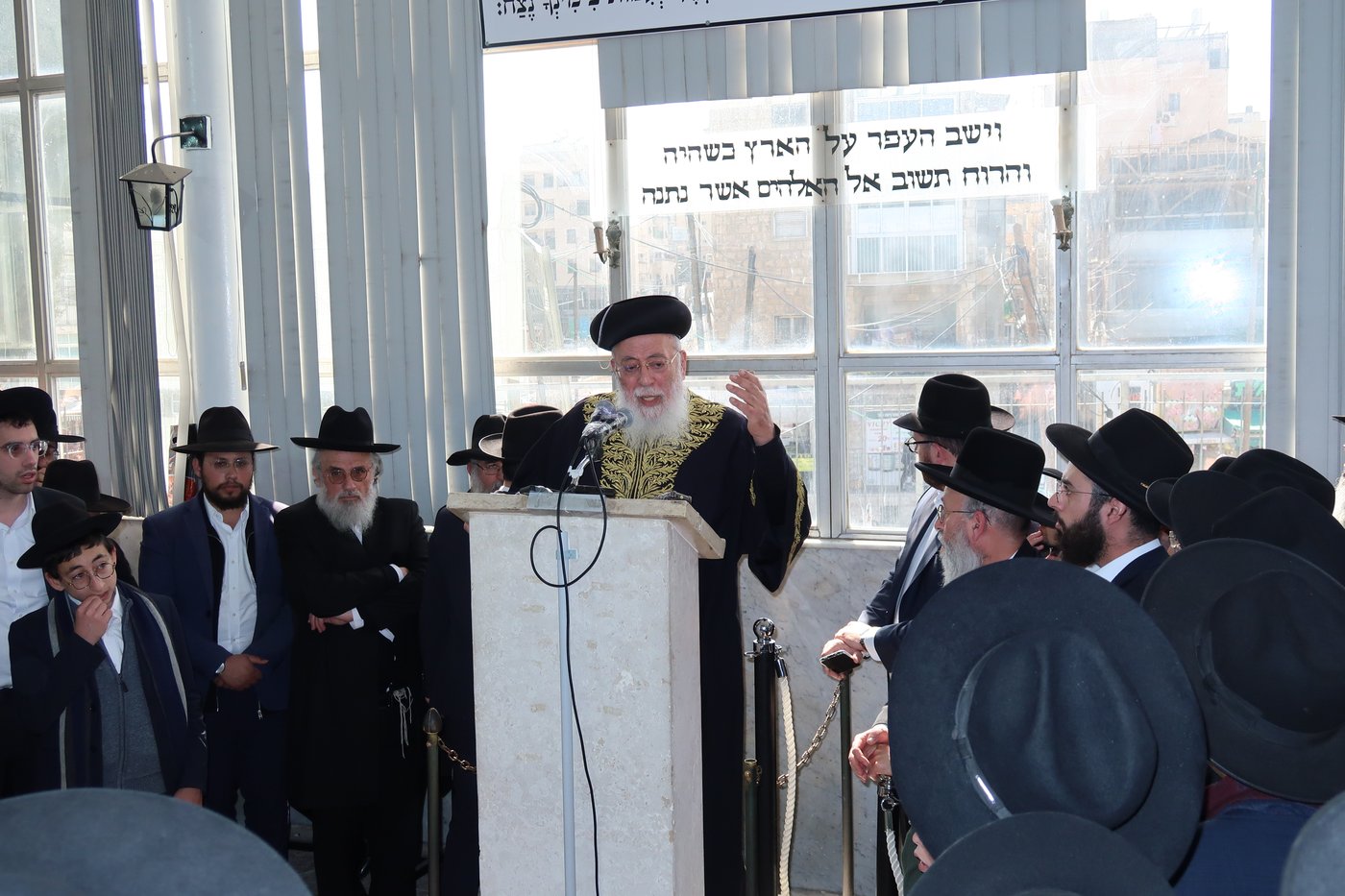 הלווית הגאון רבי משה טופיק זצ"ל 