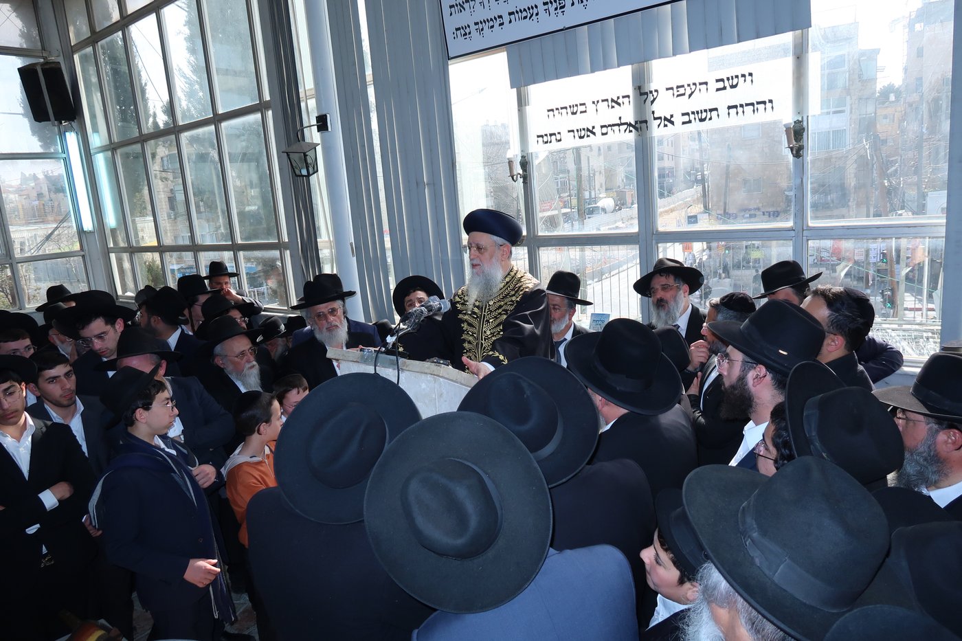 הלווית הגאון רבי משה טופיק זצ"ל 