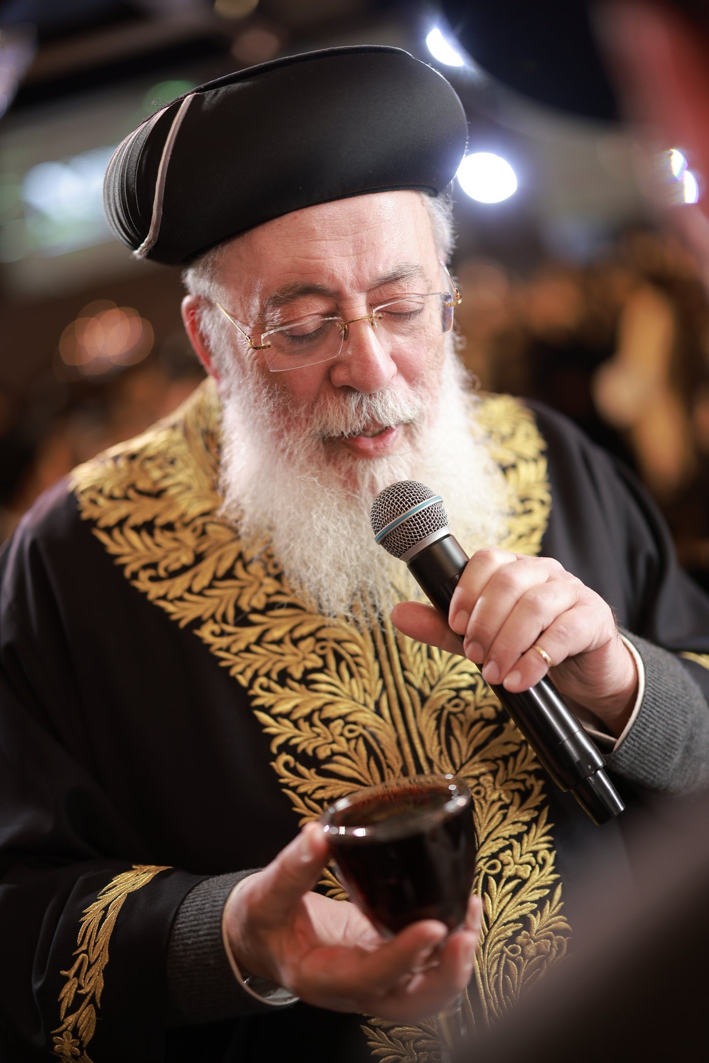 שמחת נישואי נכד הגאון רבי יצחק כהן