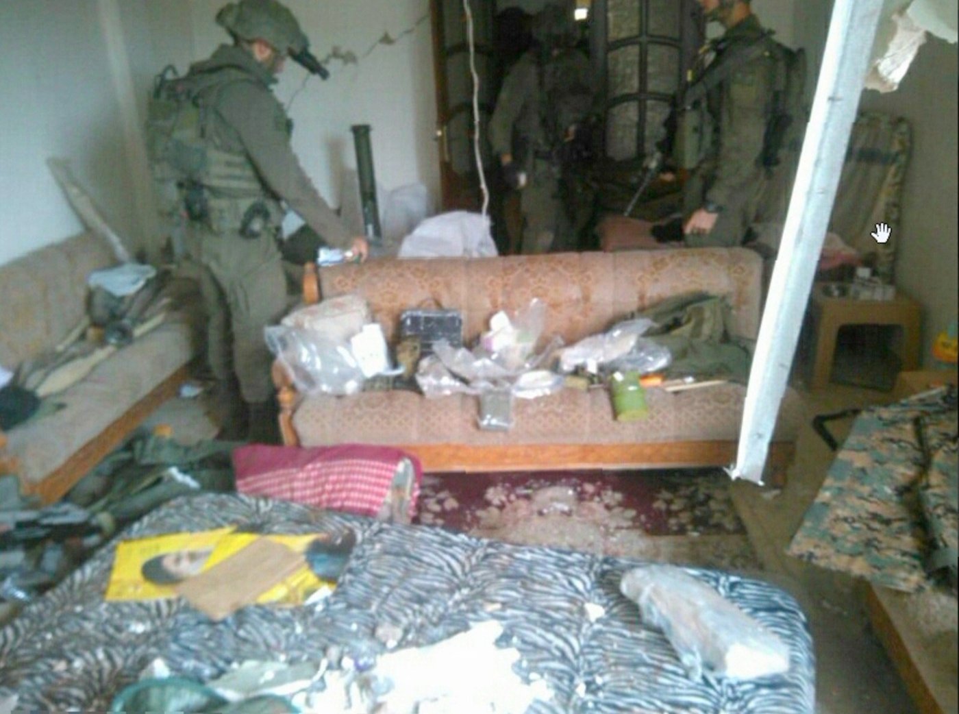 אמצעי לחימה שאותרו