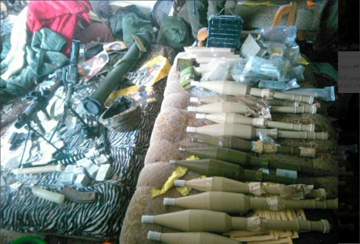 אמצעי לחימה שאותרו