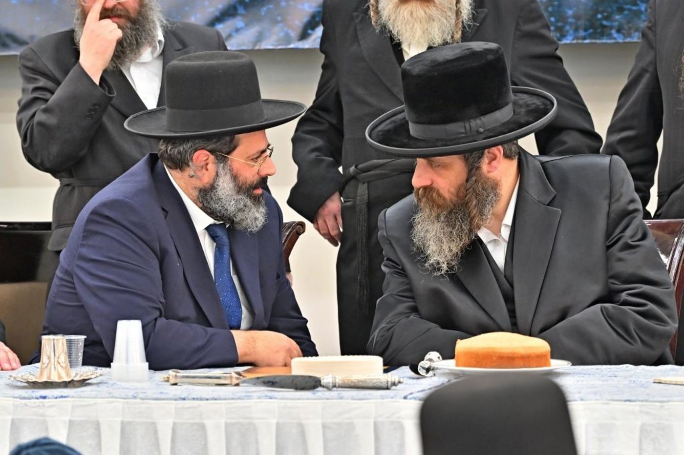 מעמד קריאת שם למקוה טהרה בבית החסידים גור באשדוד