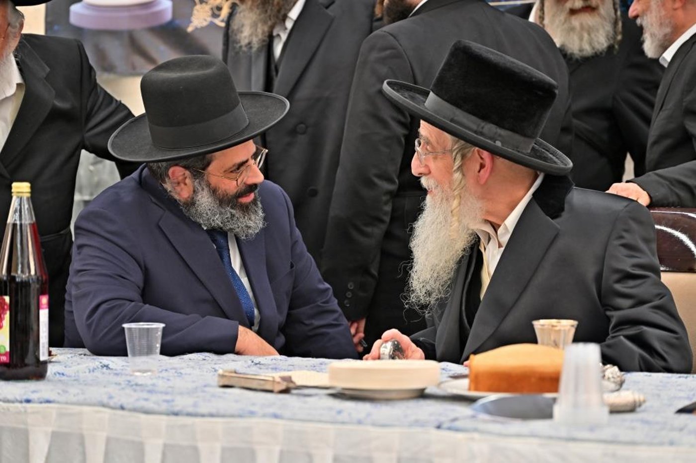 מעמד קריאת שם למקוה טהרה בבית החסידים גור באשדוד