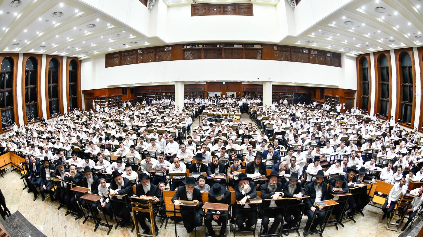 הגר"ד לנדו בשיחה בישיבת בית מדרש עליון