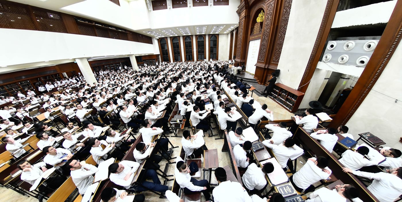 הגר"ד לנדו בשיחה בישיבת בית מדרש עליון