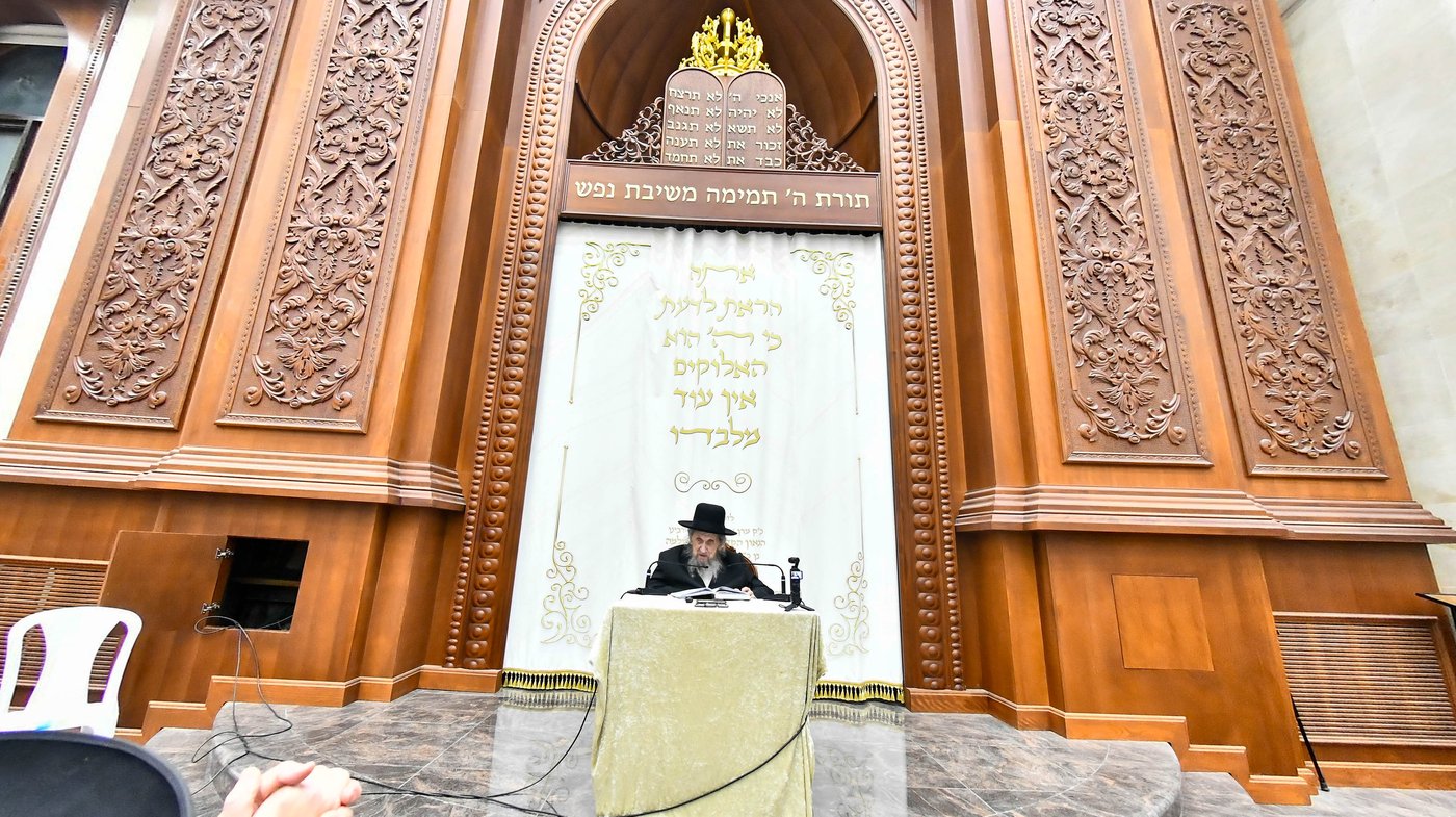 הגר"ד לנדו בשיחה בישיבת בית מדרש עליון