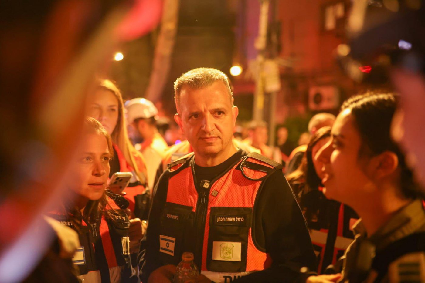 ראש עיריית רמת גן בזירת נפילה