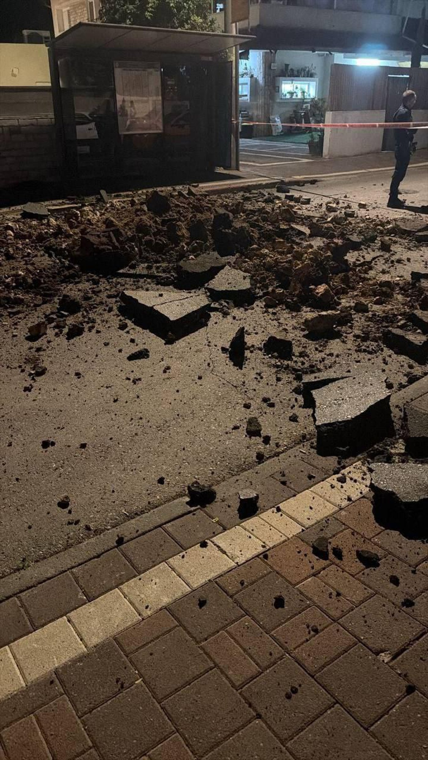 זירת נפילה בגוש דן