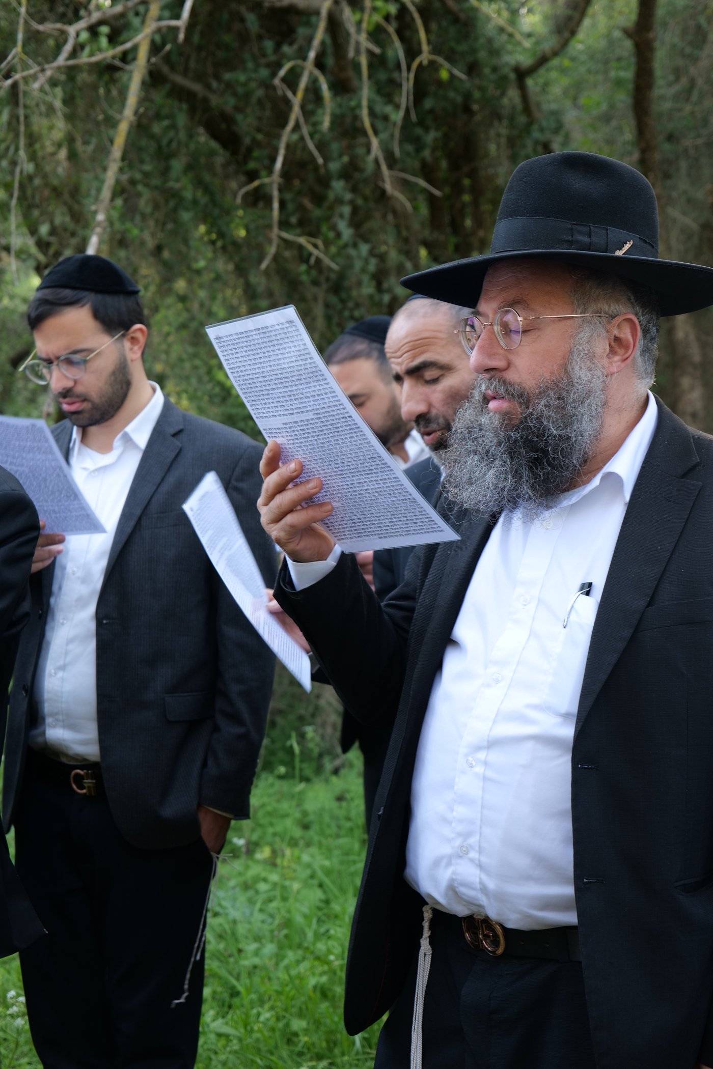 מיד אחרי הנץ: הגאון רבי בנימין חותה ב"ברכת האילנות"