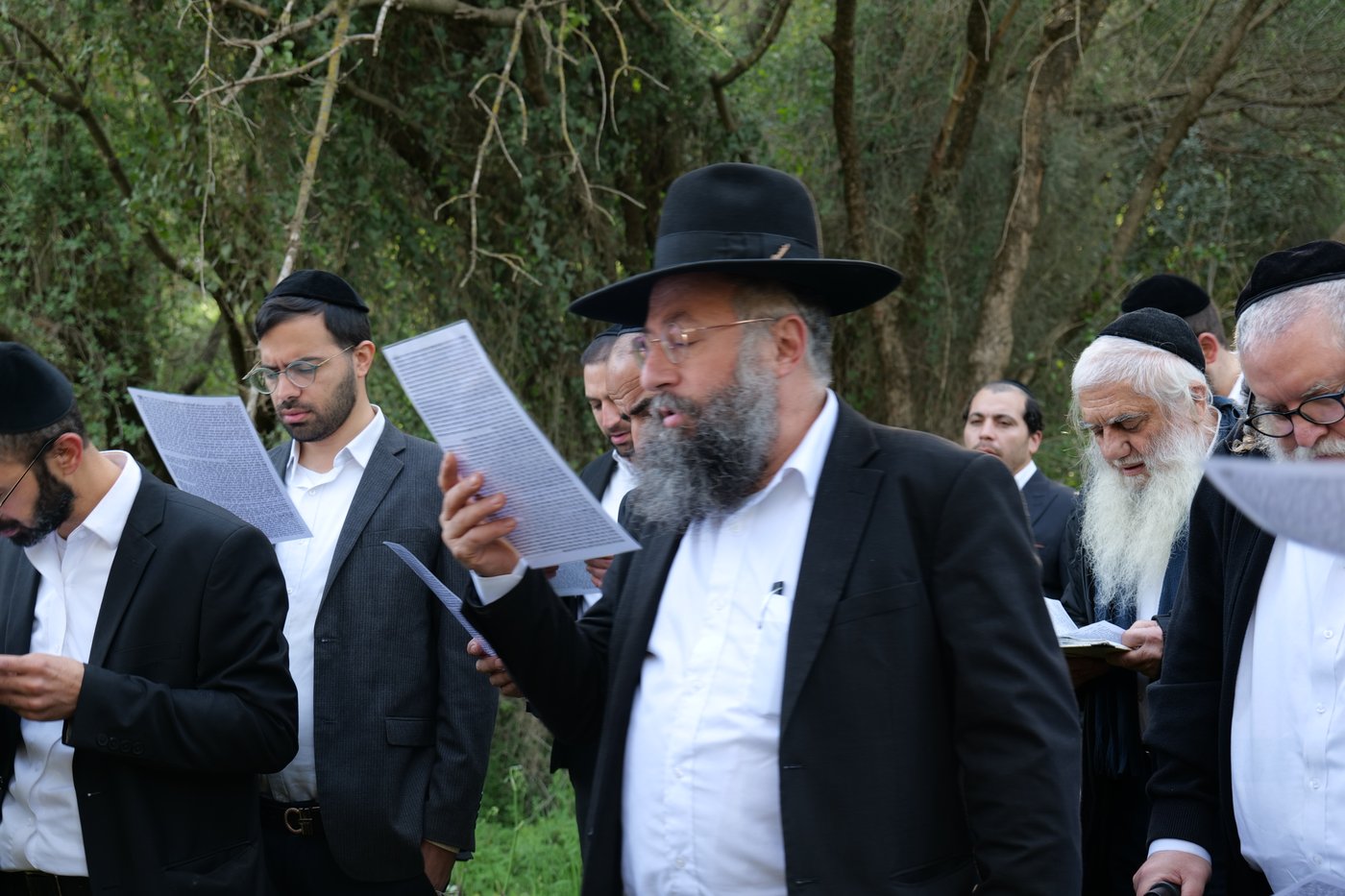 מיד אחרי הנץ: הגאון רבי בנימין חותה ב"ברכת האילנות"