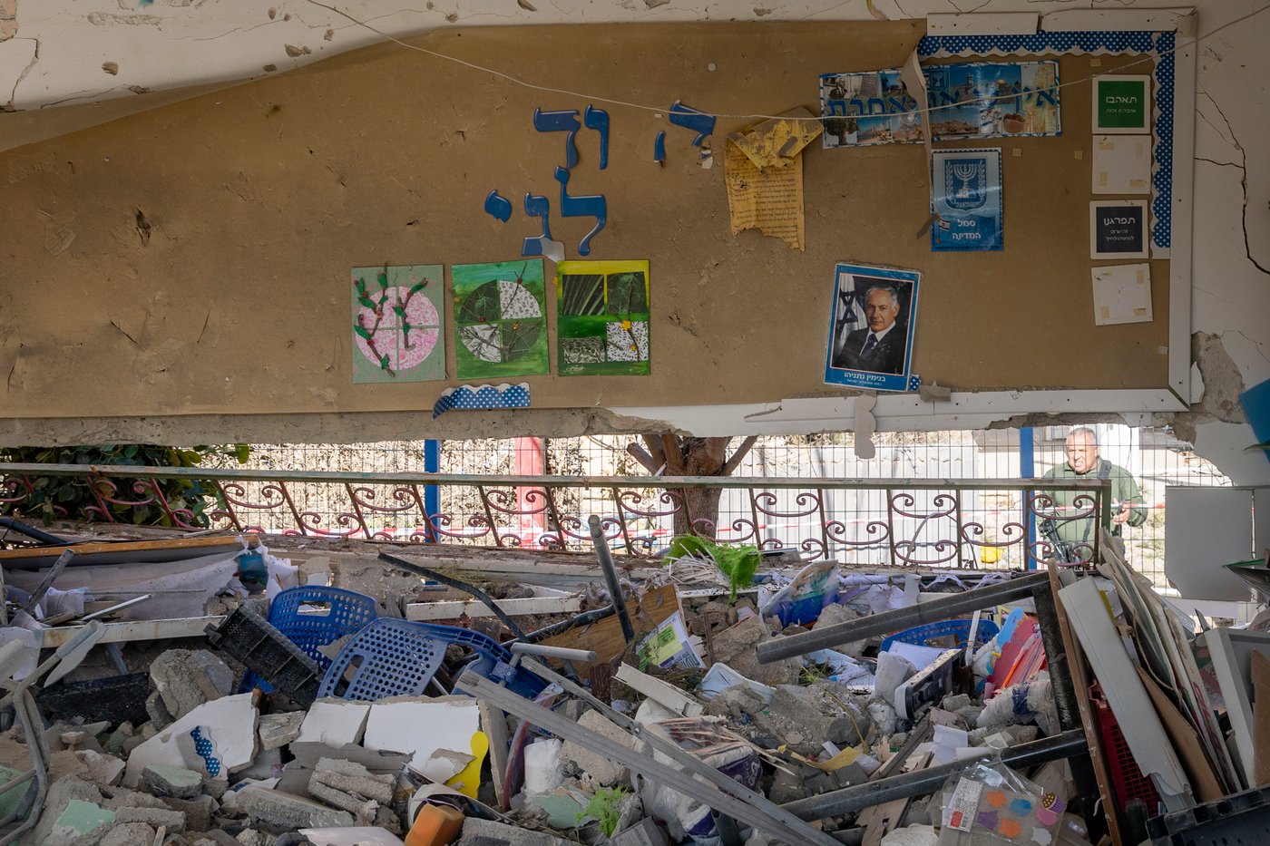 זירת הפגיעה בדימונה, הבוקר