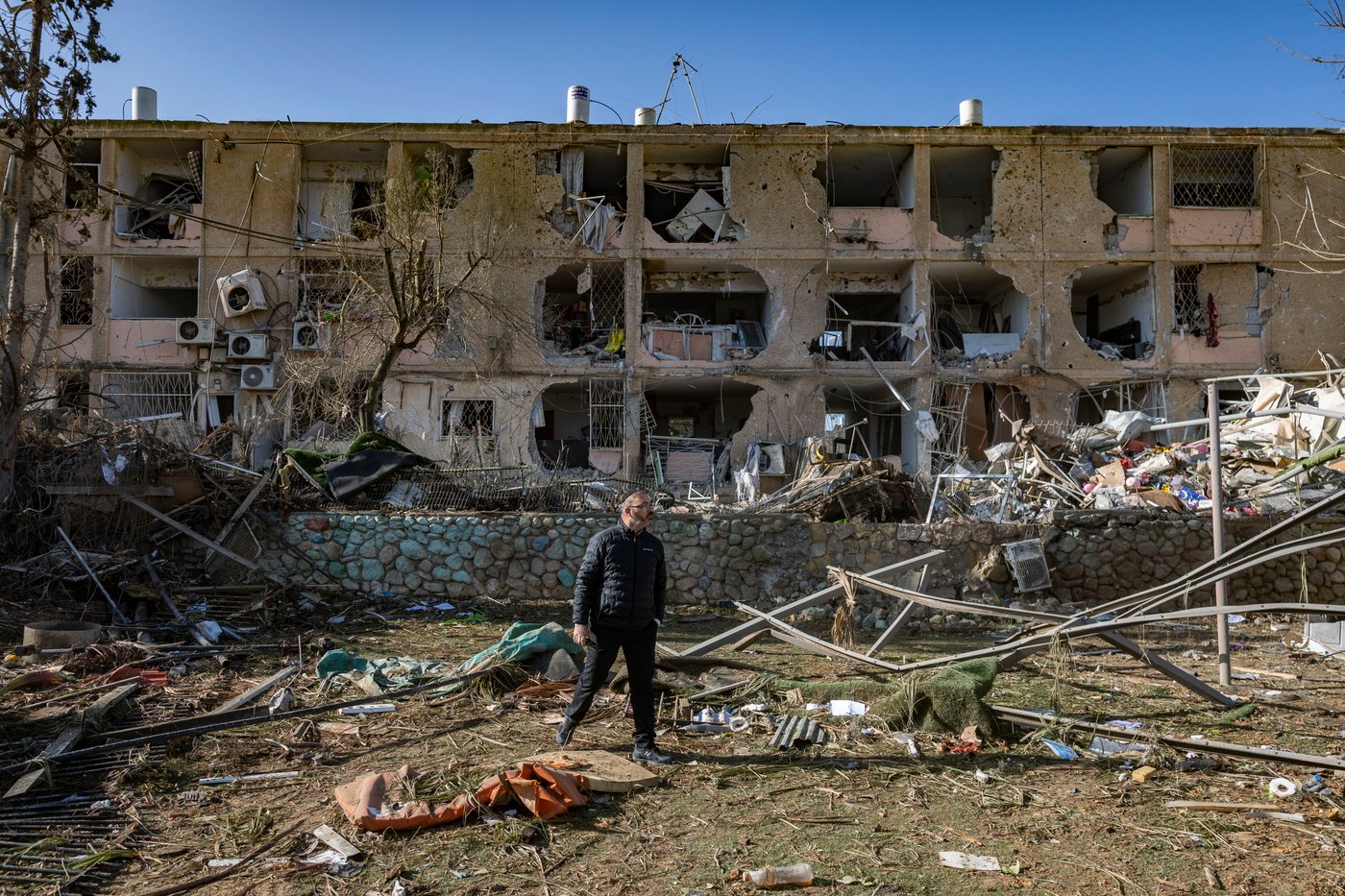 זירת הפגיעה בדימונה, הבוקר