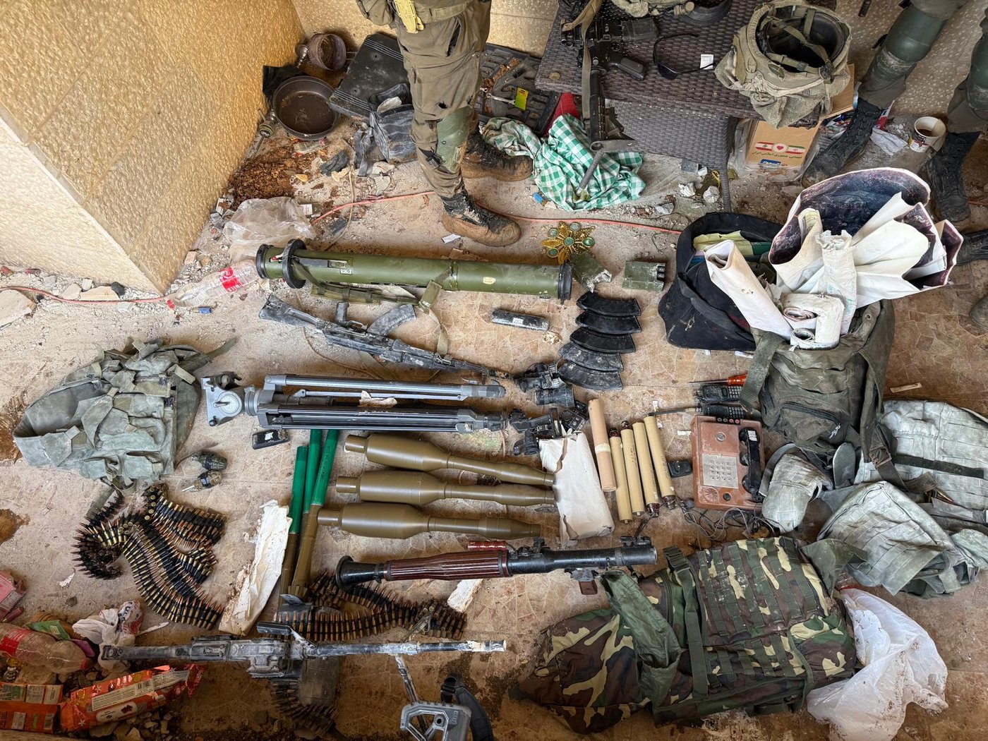 אמצעי הלחימה שאותרו