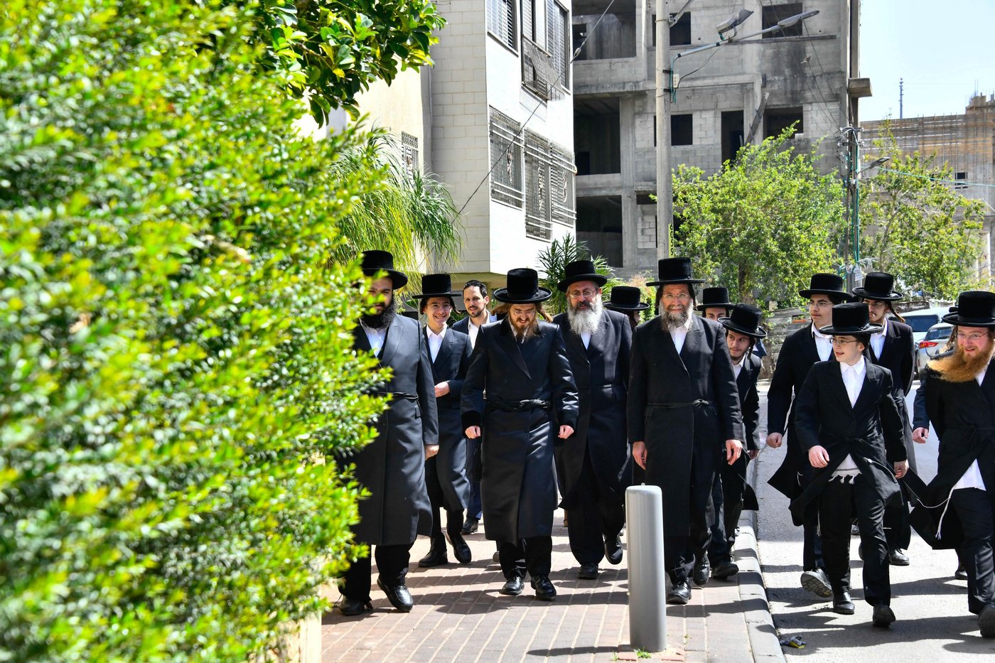 האדמו"ר מסאדיגורה בברכת האילנות 