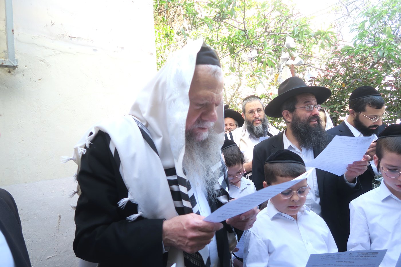 הגרמ"ש אדלשטיין בברכת האילנות 