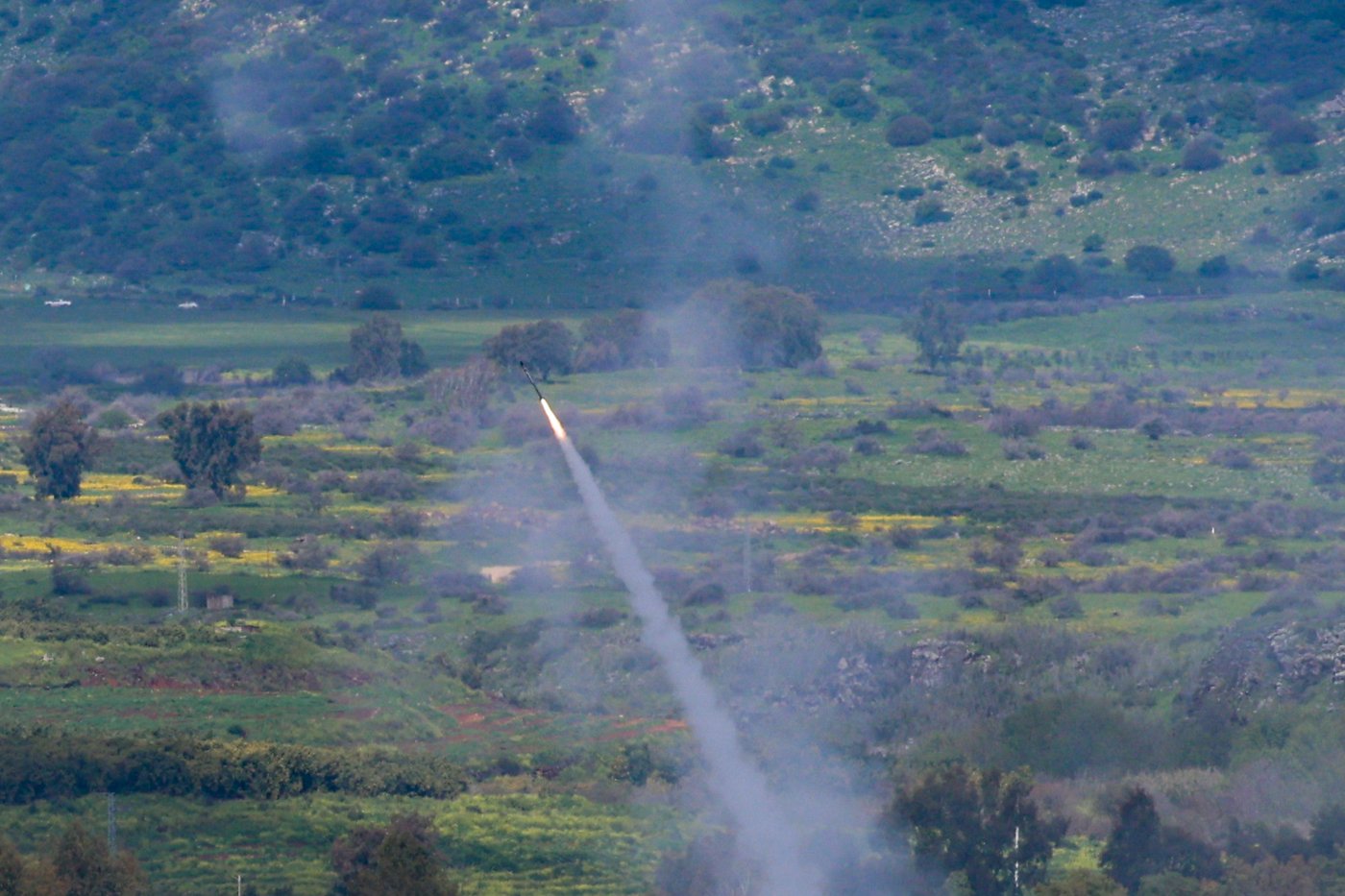 יום של מלחמה בצפון הארץ: ירי טילי יירוט לעבר טילים ששוגרו מלבנון
