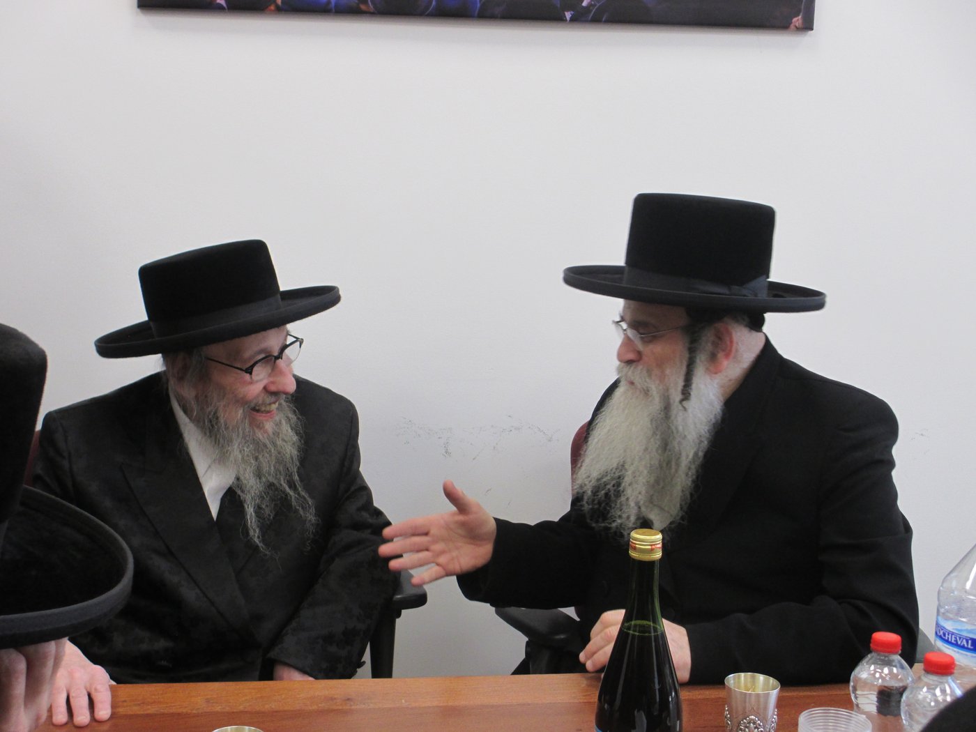  דומ"ץ סאטמר, הגה"צ רבי געציל בערקוביץ בביקור אצל הגה"צ רבי אהרן שיף