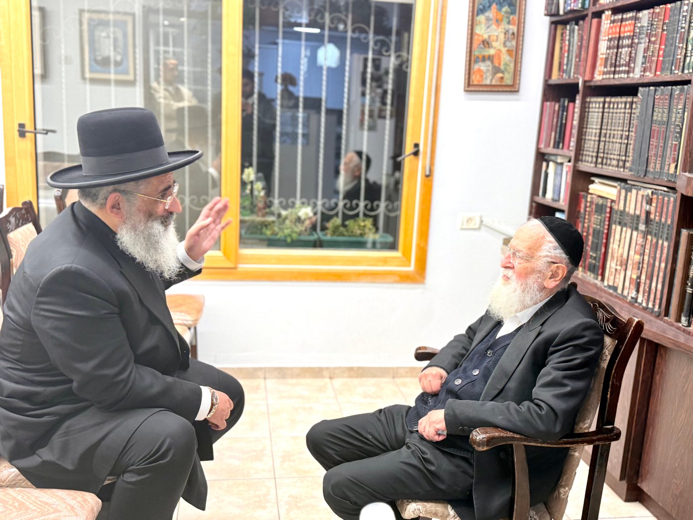 ניחום אבלים אצל הגאון רבי אליהו טופיק