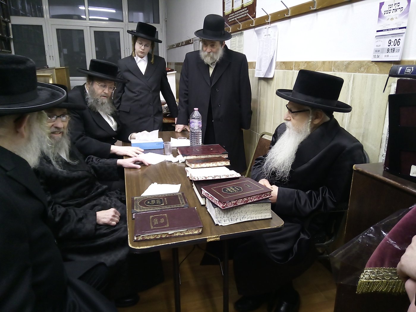  דומ"ץ סאטמר, הגה"צ רבי געציל בערקוביץ בביקור אצל האדמו"ר משאץ אנטווערפן