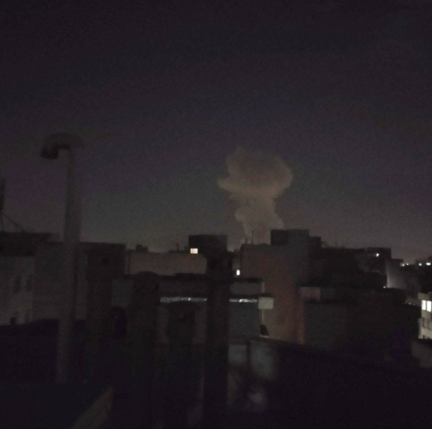 התקיפות הערב בטהראן