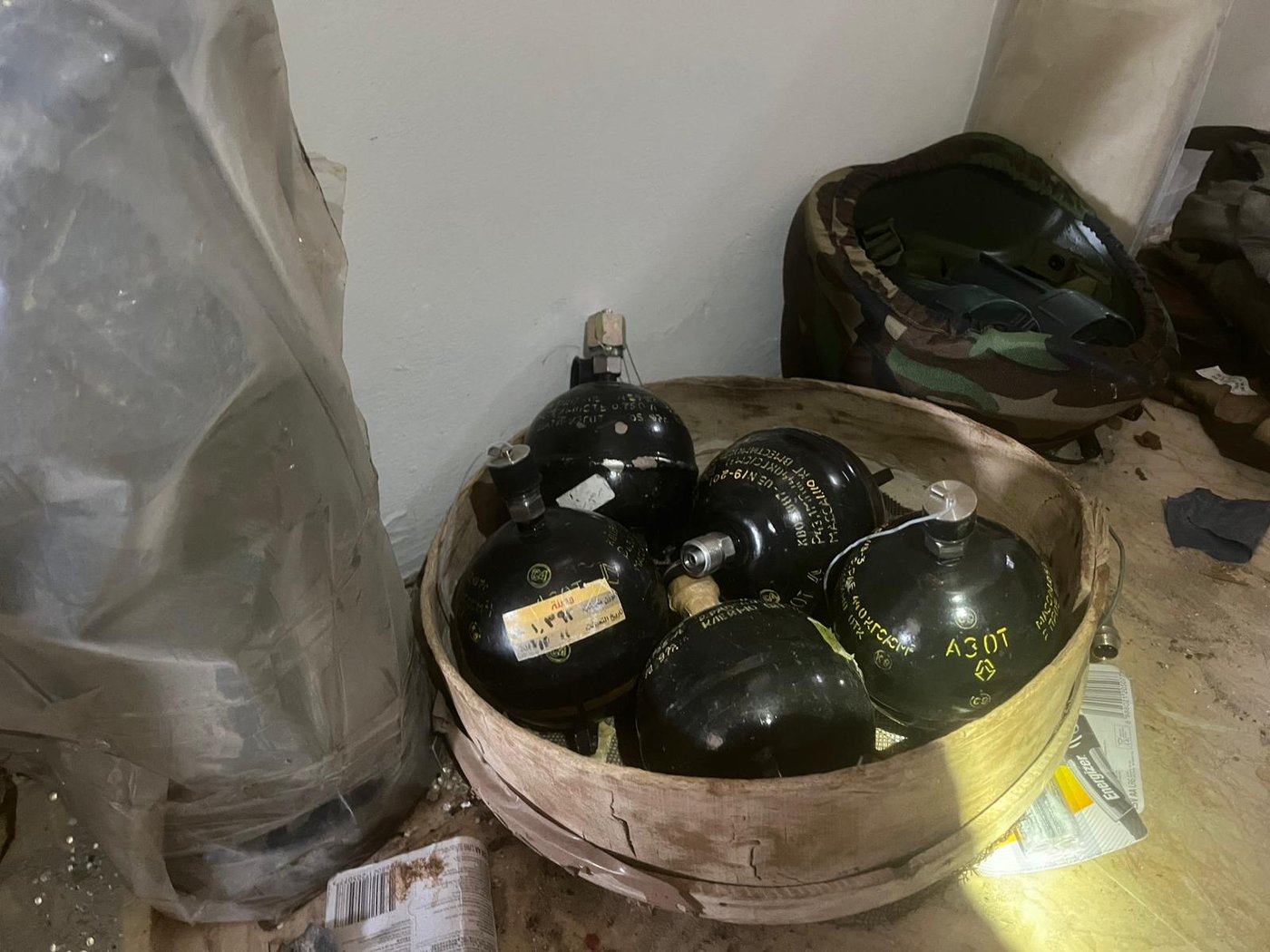 עמדת טילי נ"ט ואמצעי הלחימה שאותרו