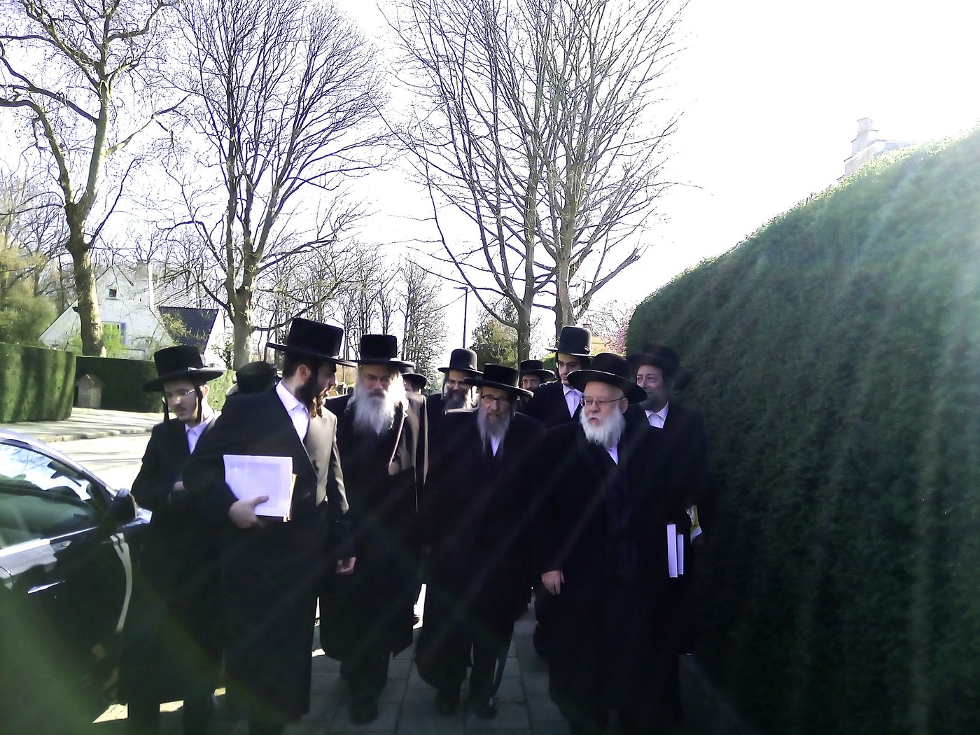  דומ"ץ סאטמר, הגה"צ רבי געציל בערקוביץ בביקור בישיבת ווילרייק