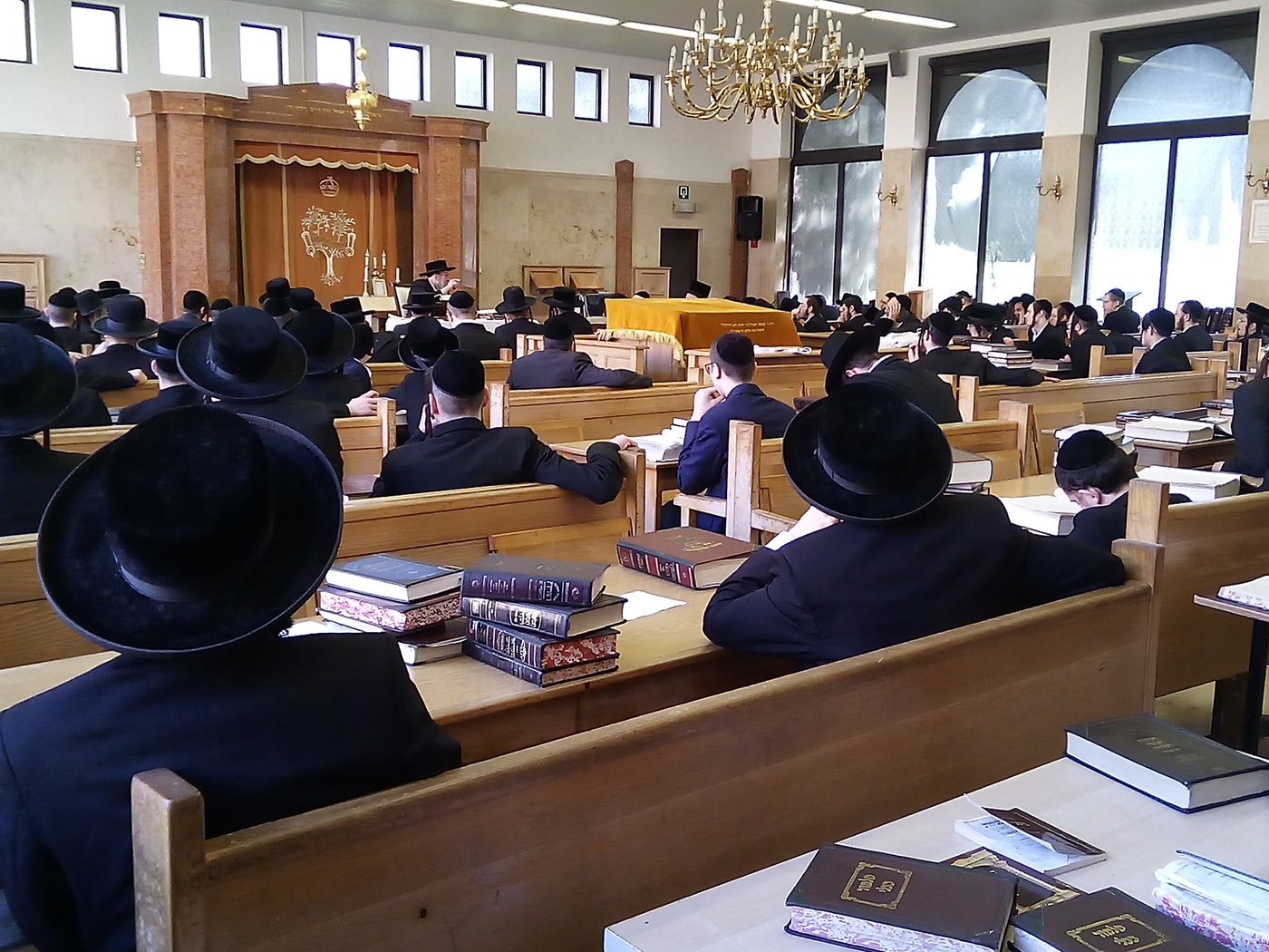  דומ"ץ סאטמר, הגה"צ רבי געציל בערקוביץ בביקור בישיבת ווילרייק