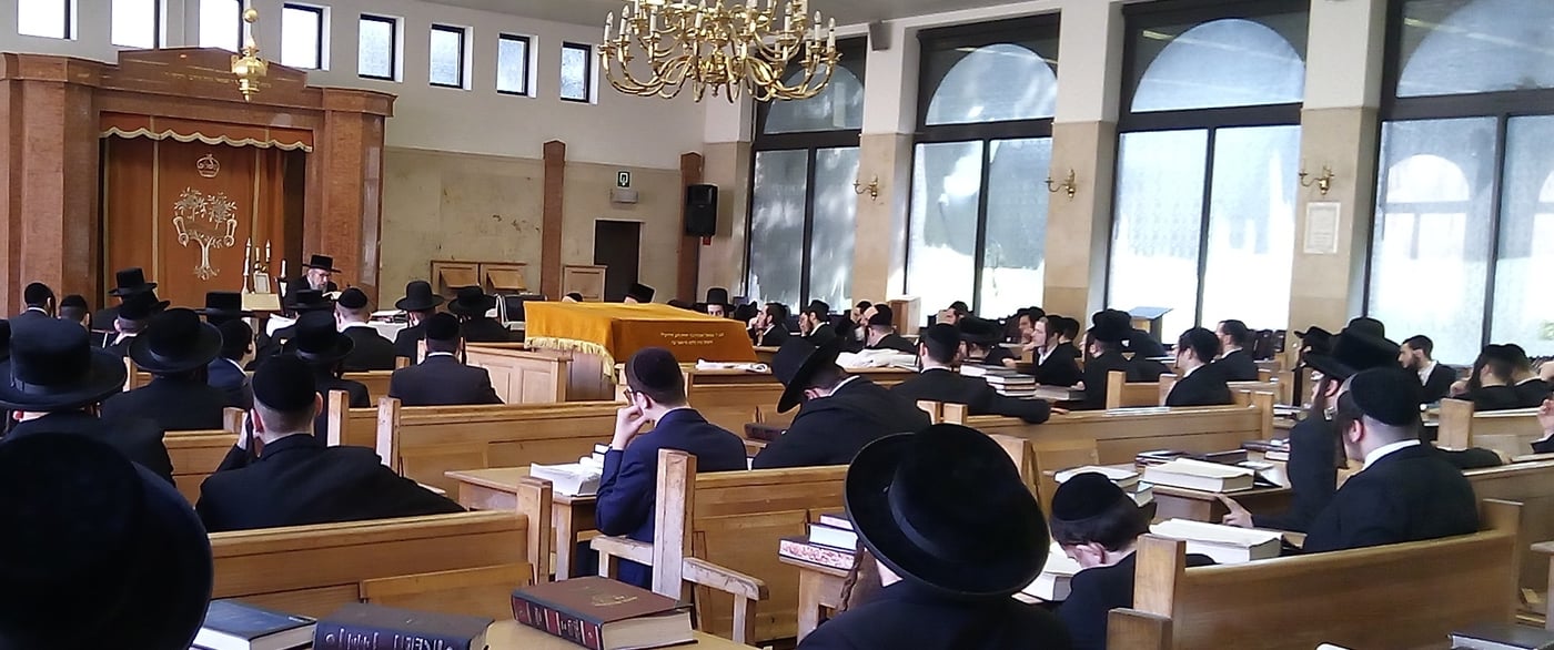  דומ"ץ סאטמר, הגה"צ רבי געציל בערקוביץ בביקור בישיבת ווילרייק