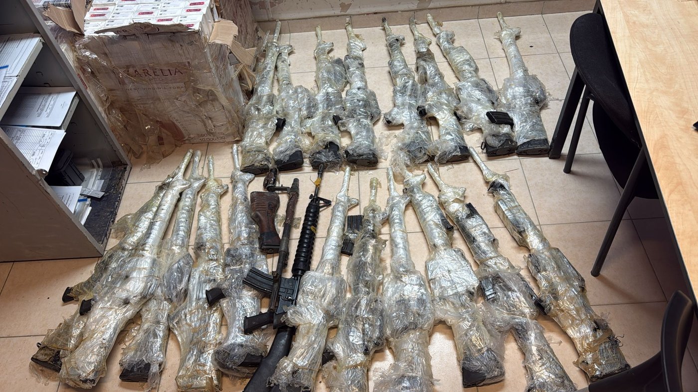 חלק מהנשק שהוחרם