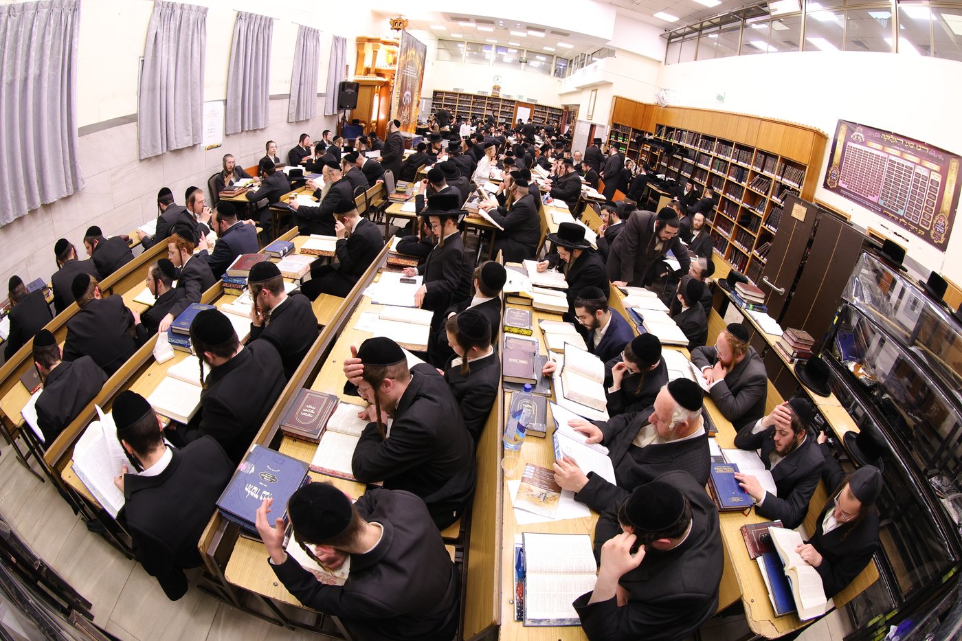 סדר לימוד של עשר שעות ברציפות בנדבורנה ירושלים