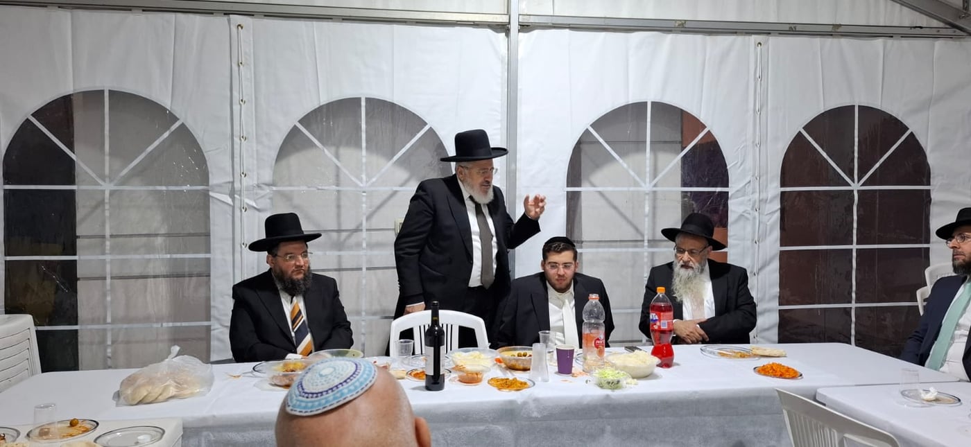 שמחת שבע ברכות לבנו של הרב נתנאל פיטוסי 