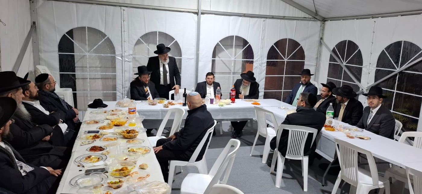 שמחת שבע ברכות לבנו של הרב נתנאל פיטוסי 