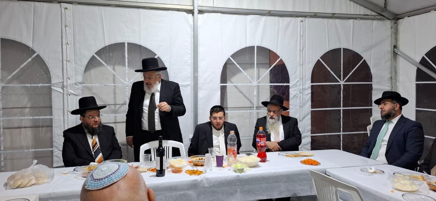 שמחת שבע ברכות לבנו של הרב נתנאל פיטוסי 