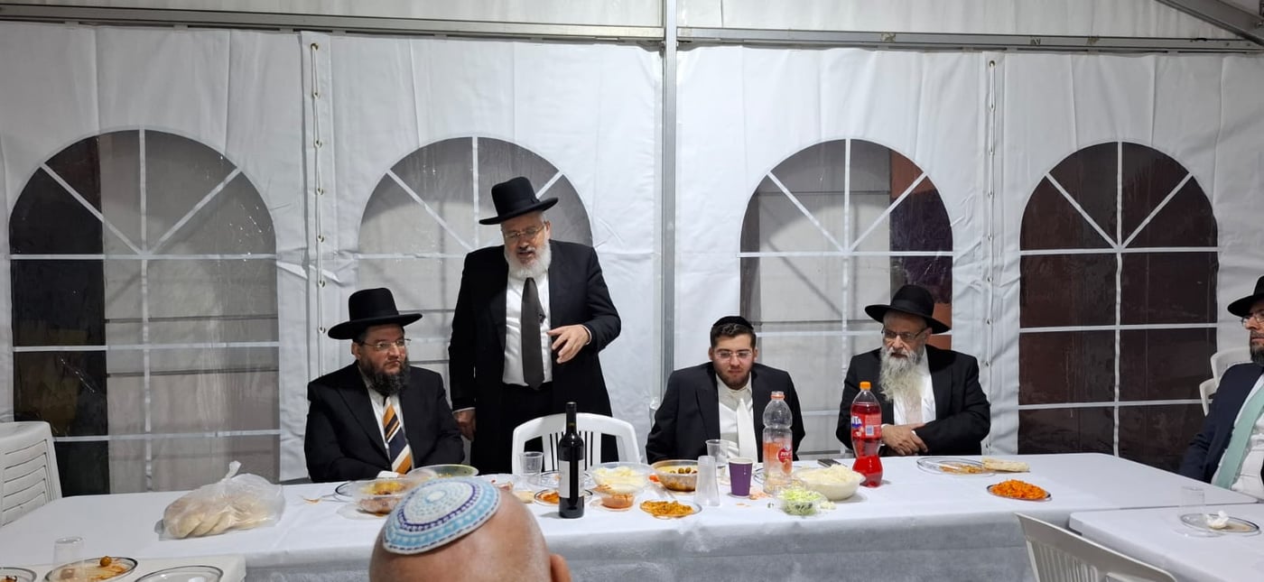 שמחת שבע ברכות לבנו של הרב נתנאל פיטוסי 