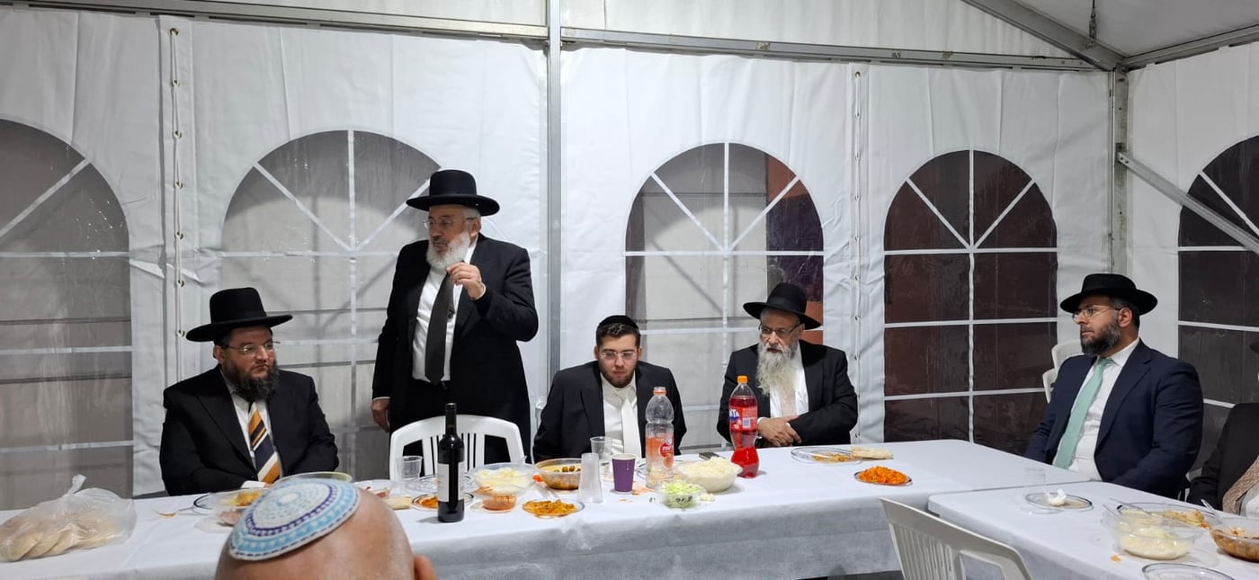 שמחת שבע ברכות לבנו של הרב נתנאל פיטוסי 