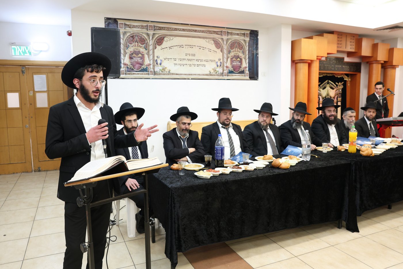 סיום מסכת בישיבת 'היכל שמעון'