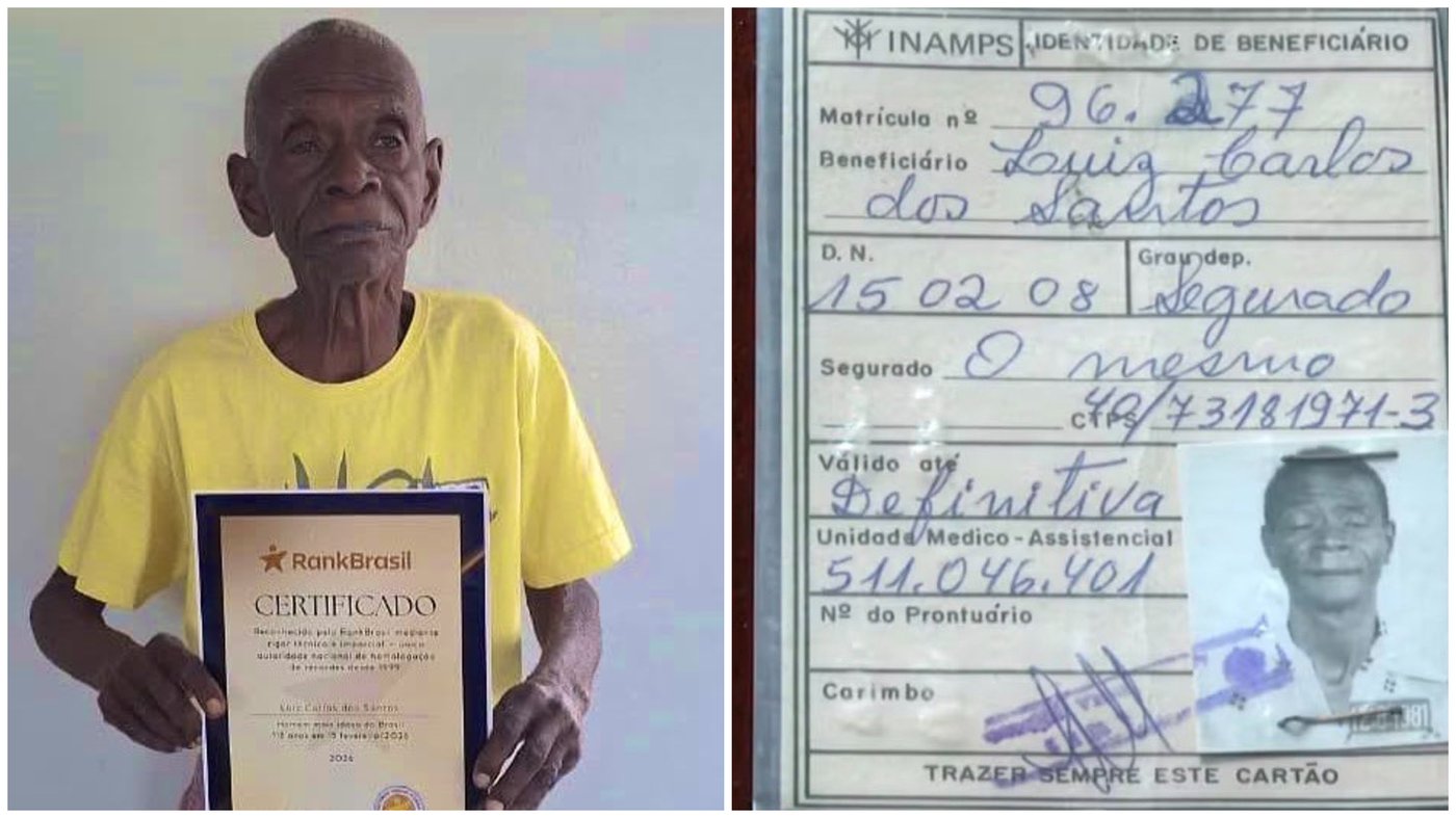 לואיס קרלוס דוס סנטוס מברזיל חוגג 118