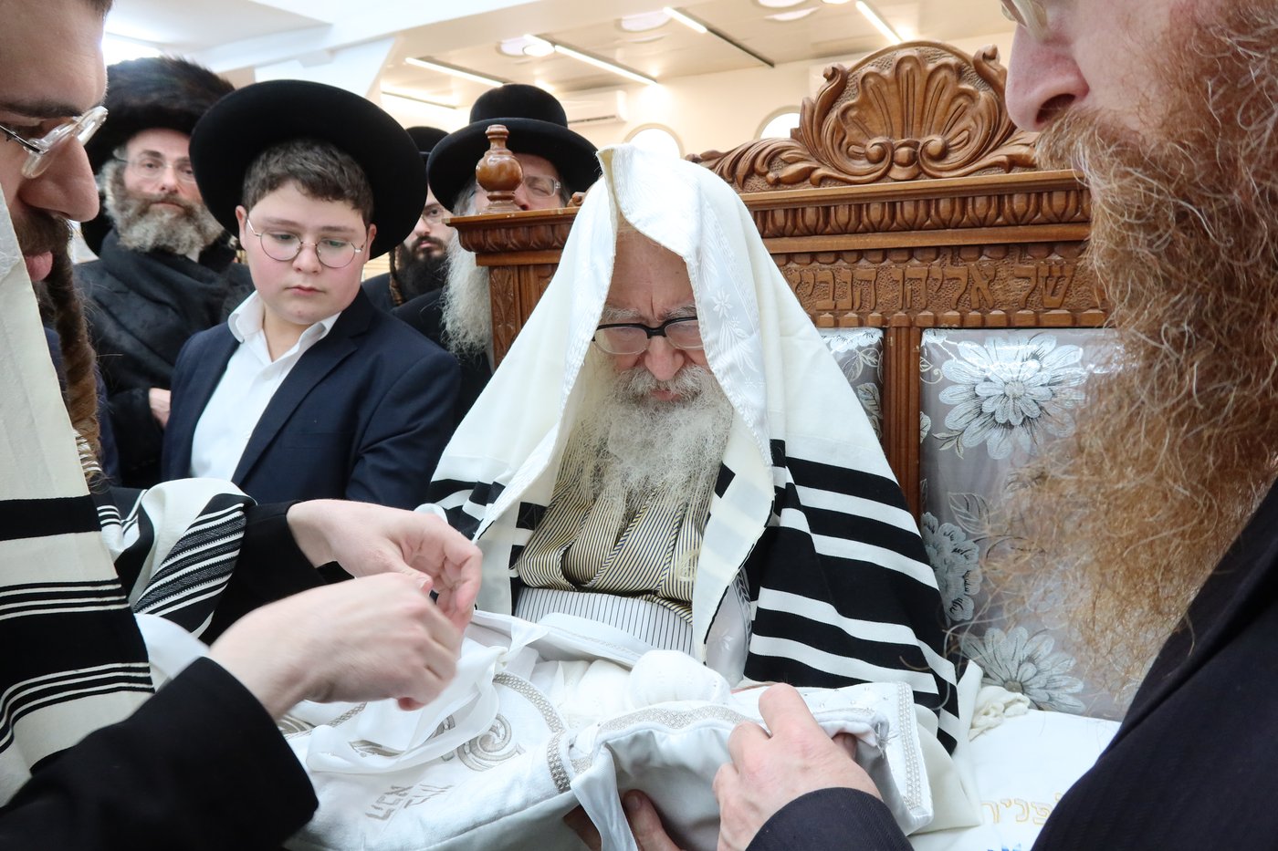 שמחת הברית לנכד האדמו"רים מטשארנאביל ומשכנות הרועים