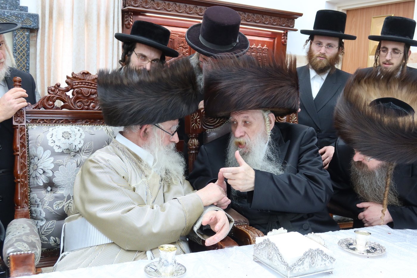 שמחת הברית לנכד האדמו"רים מטשארנאביל ומשכנות הרועים