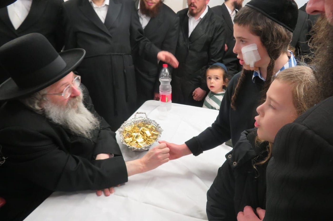 הרה"צ רבי נחמיה אלתר בביקור בערד