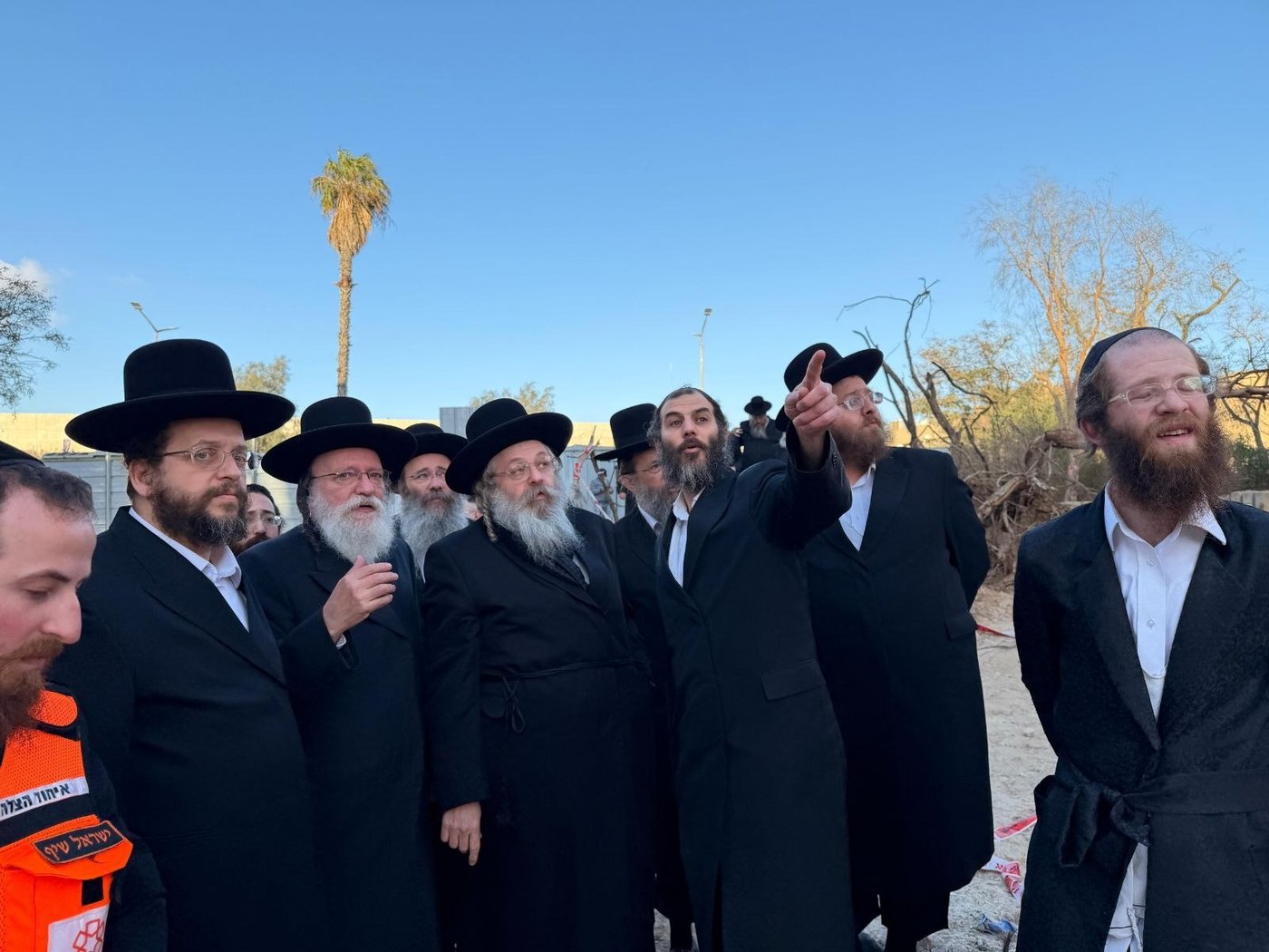 הרה"צ רבי נחמיה אלתר בביקור בערד