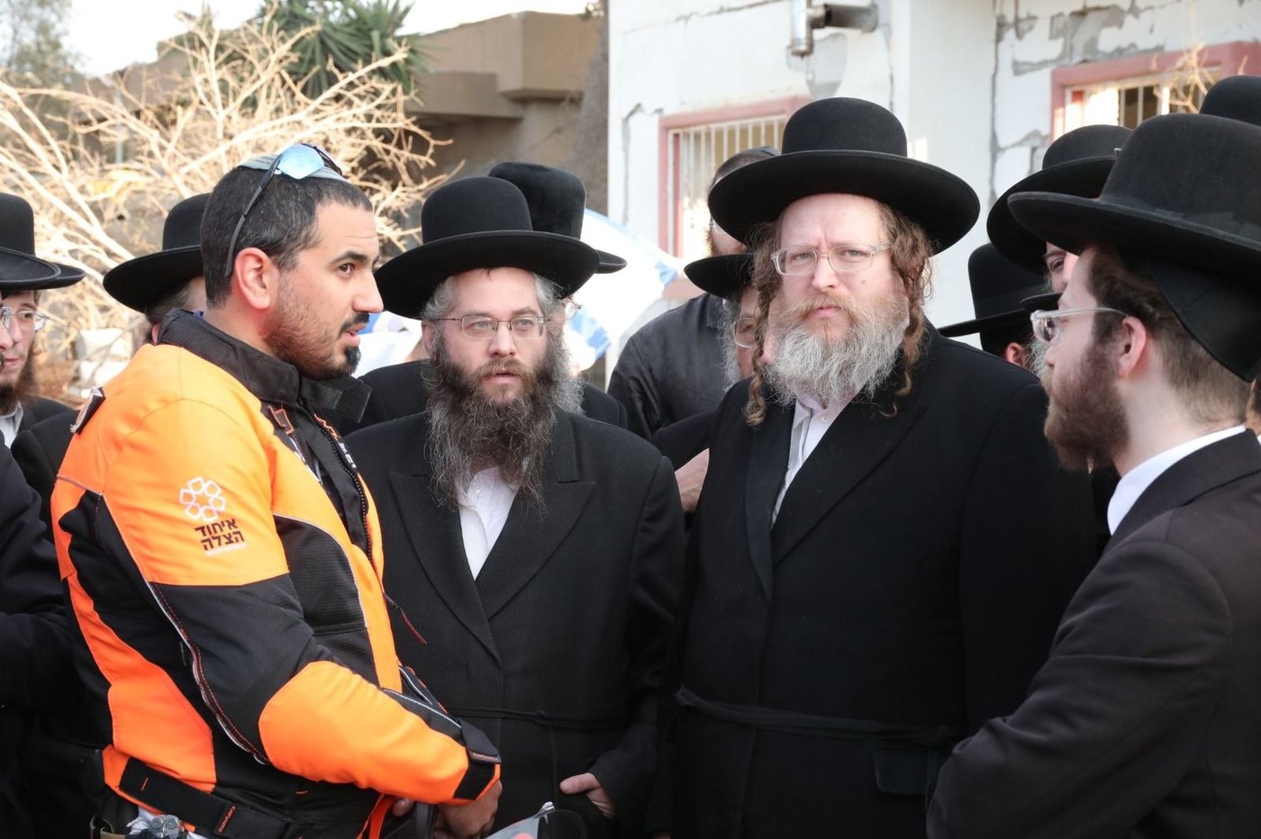 הרה"צ רבי ישראל מנחם אלתר בביקור בדימונה