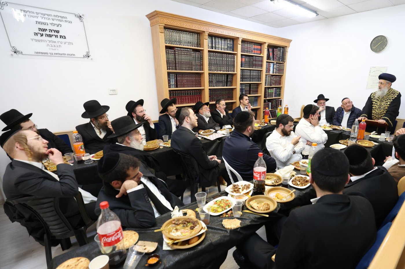 הראשל"צ הגר"ד יוסף בשיחתו בכולל לדיינות