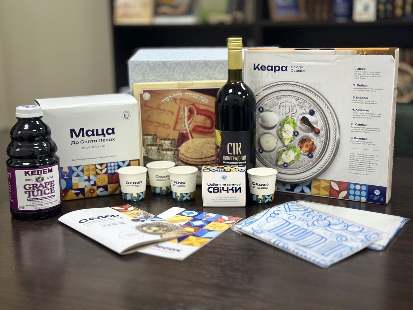 אוקראינה: הילדים היהודים שלחו לחיילים מצות וציורים