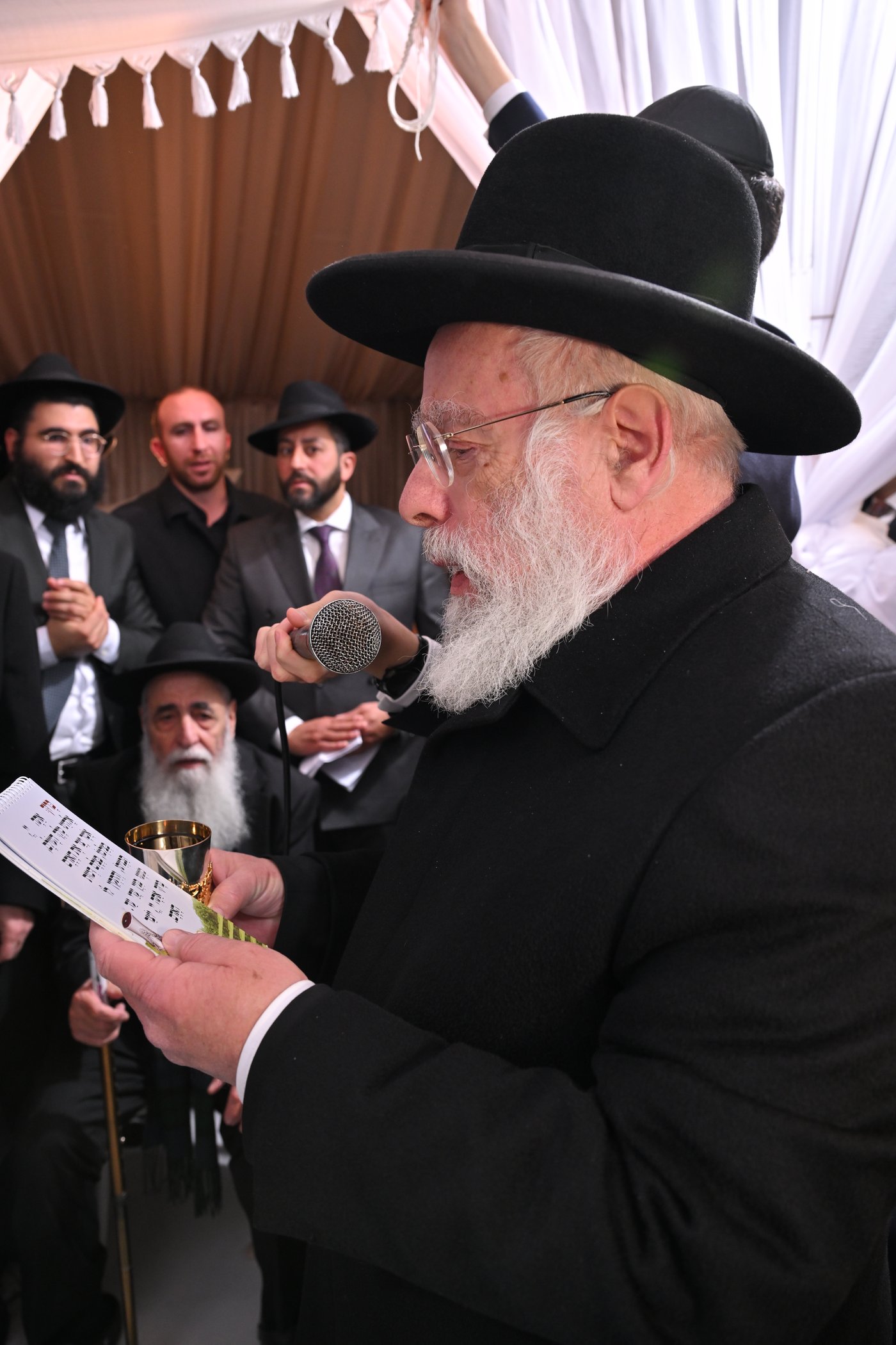 שמחת נישואי בן האדמו"ר רבי אברהם מסעוד יהודיוף