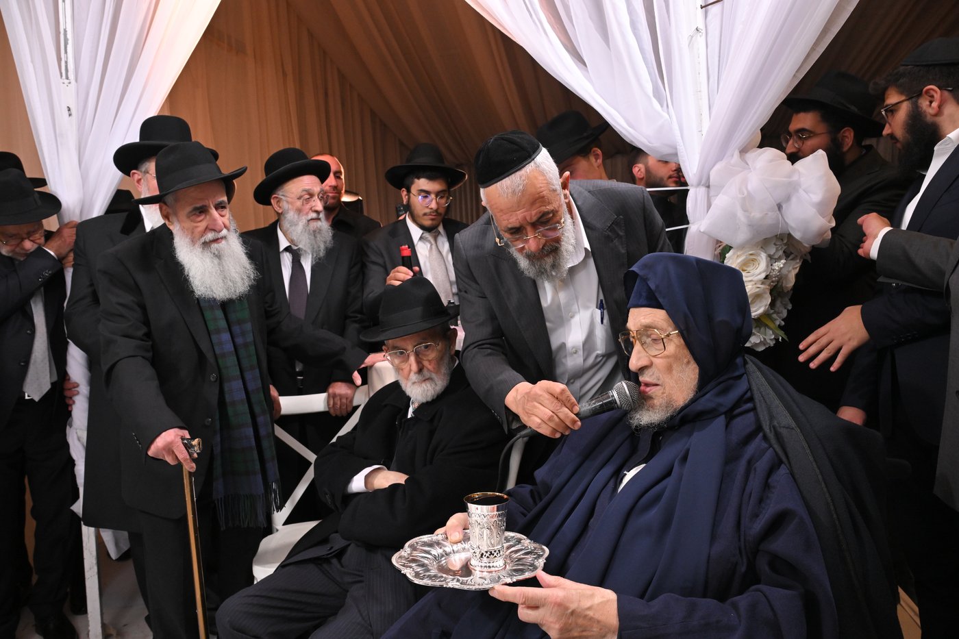 שמחת נישואי בן האדמו"ר רבי אברהם מסעוד יהודיוף