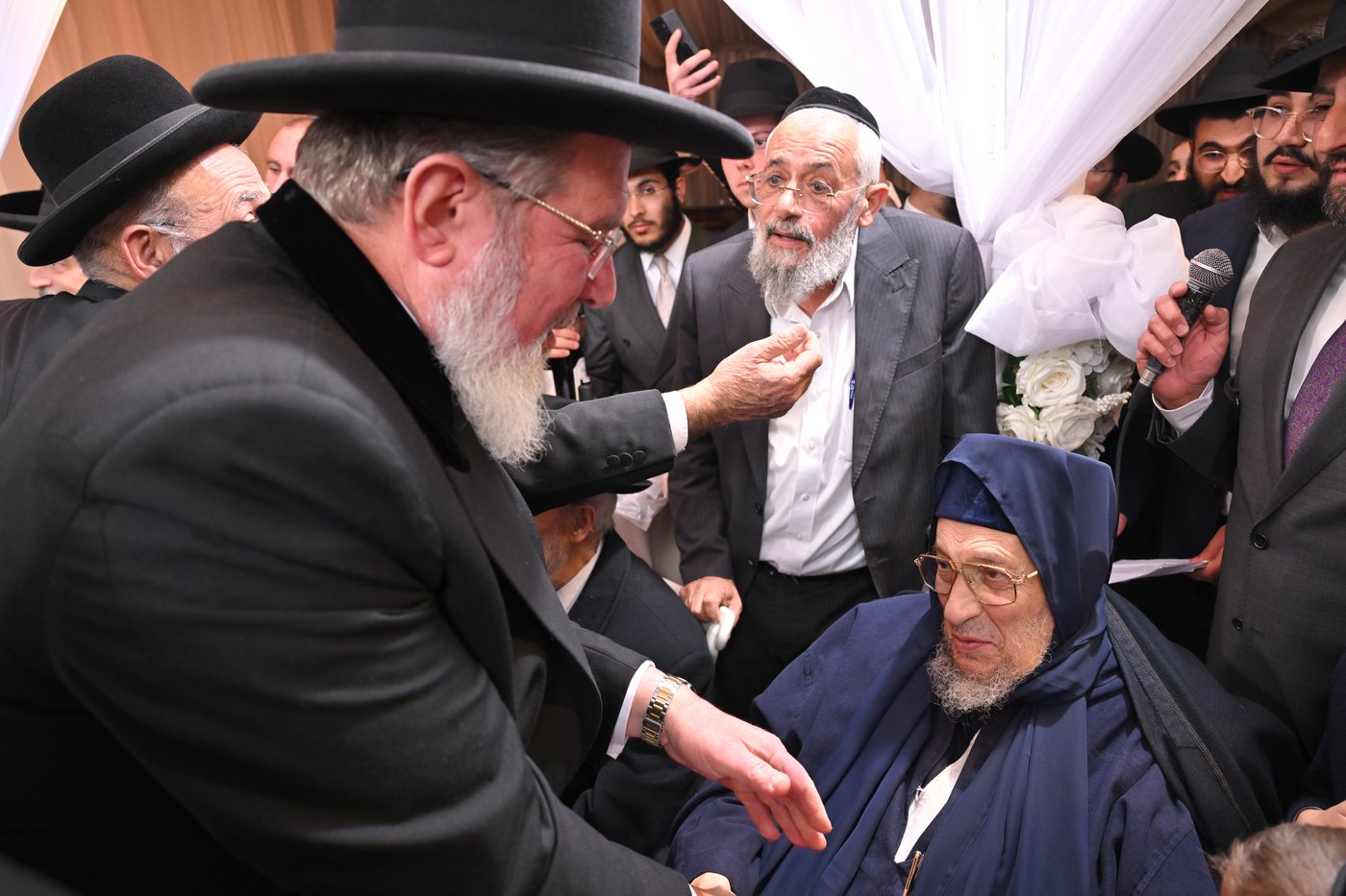 שמחת נישואי בן האדמו"ר רבי אברהם מסעוד יהודיוף