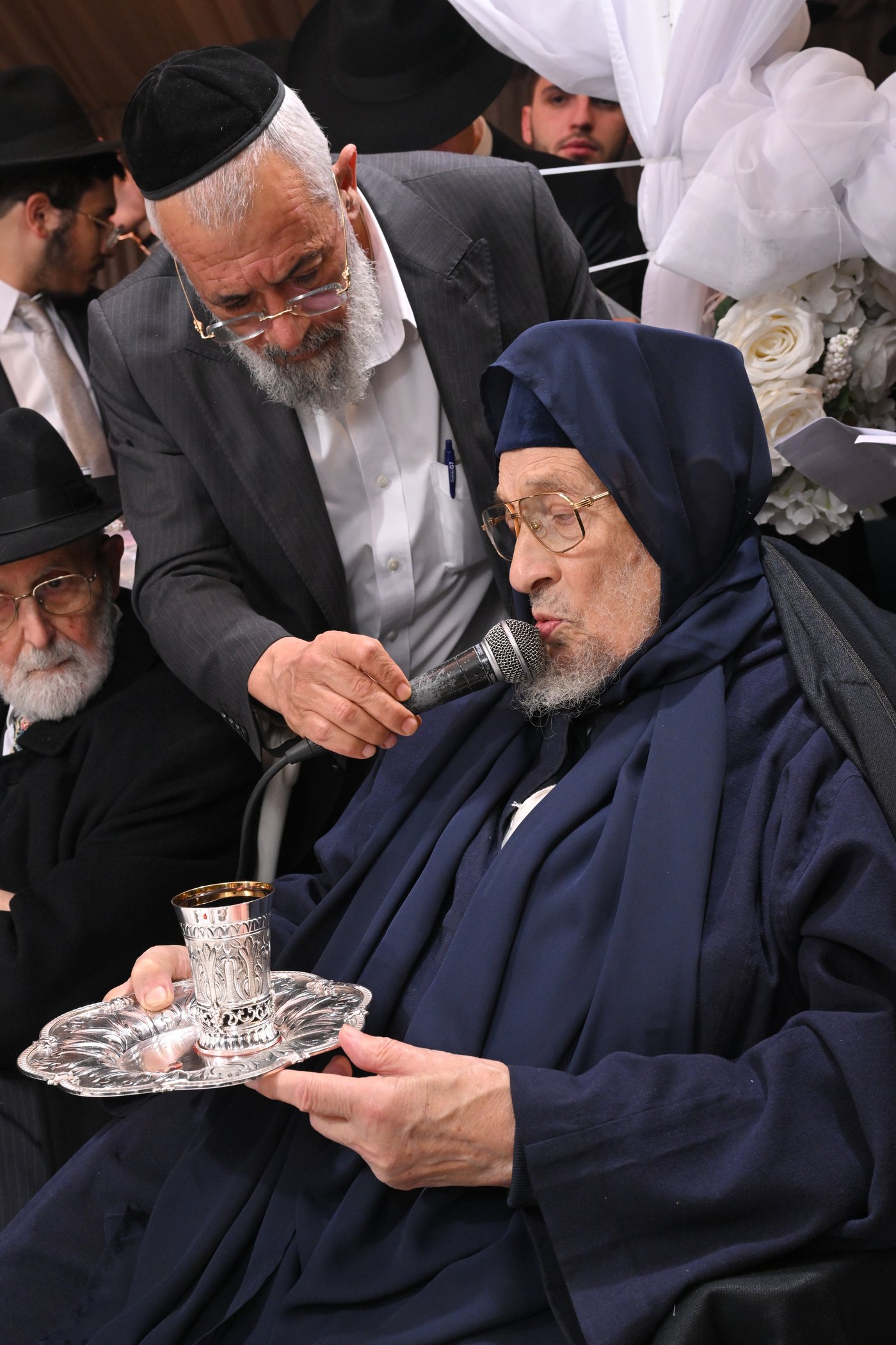 שמחת נישואי בן האדמו"ר רבי אברהם מסעוד יהודיוף